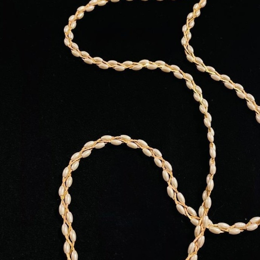 Pearl‎ and Gold Chain Necklace